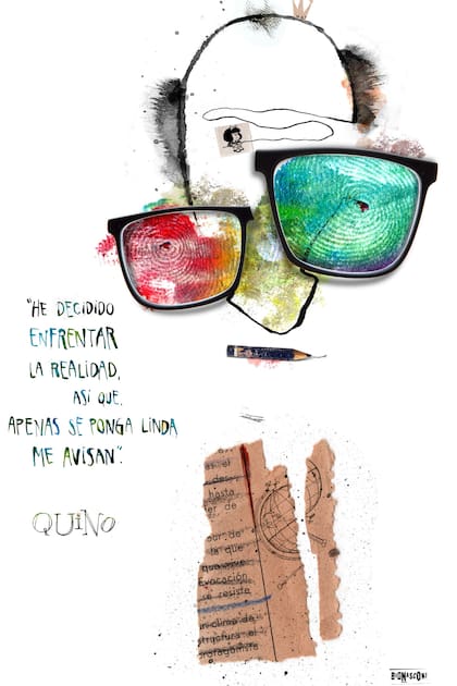 Retrato de Quino por Pablo Bernasconi