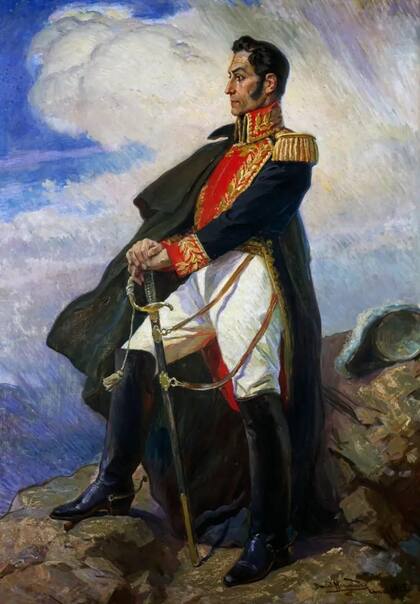 Retrato de Simón Bolívar pintado por Daniel Hernández que se encuentra en el Museo de Arte de Lima