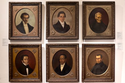 Retratos de los congresales.