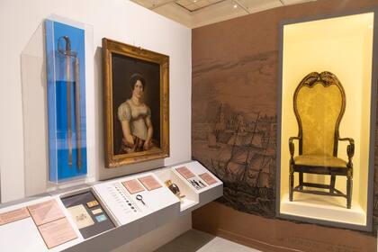 Retratos, espadas, sillones y otras piezas del Museo Histórico Nacional en "Tiempo de provincias"