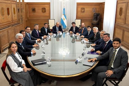 Reunión con gobernadores en la Casa Rosada