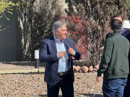 Reunión de gobernadores de Provincias Unidas en Puerto Madryn. En la foto, Martín Llaryora e Ignacio Torres