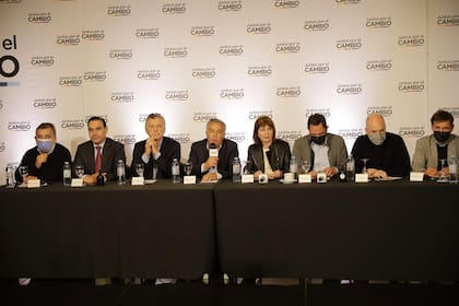 Reunión de la mesa nacional de Juntos por el Cambio