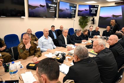 Reunión del comité de guerra de Israel
