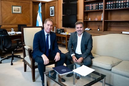 Reunión entre Diego Santilli y Cristian Ritondo