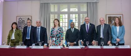 Reunión organizada por Marc Stanley que ocurrió el 15 de octubre en el Palacio San Martín