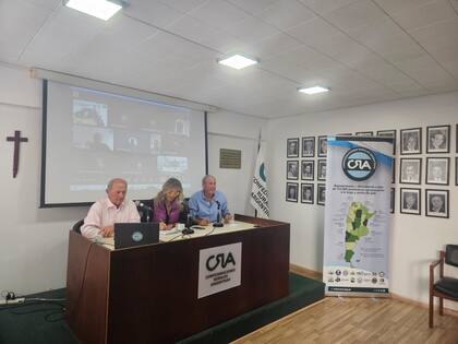 Reunión presencial y virtual con productores del Bloque Patagónico con la presidenta del Senasa, María Beatriz Giraudo
