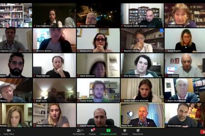 Reunión virtual con Juan Guaidó