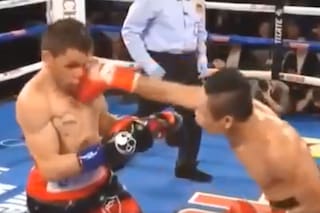 Los golpes más duros que recibió Reveco y el momento en el que fue noqueado