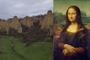 Identifican con drones el paisaje del fondo de la Mona Lisa y termina un misterio histórico sobre Leonardo