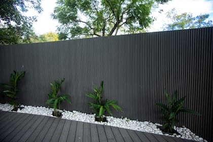 Revestimiento en exteriores.