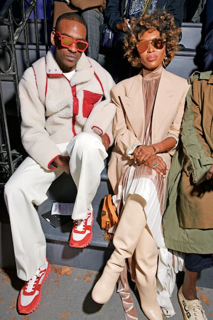 Con el rapero británico Skepta mantuvieron un romance muy mediático entre finales de 2017 y mediados de 2018