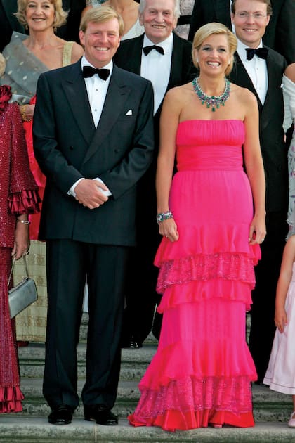 Em 2007, quando apresentou o fabuloso vestido para o quadragésimo aniversário do rei