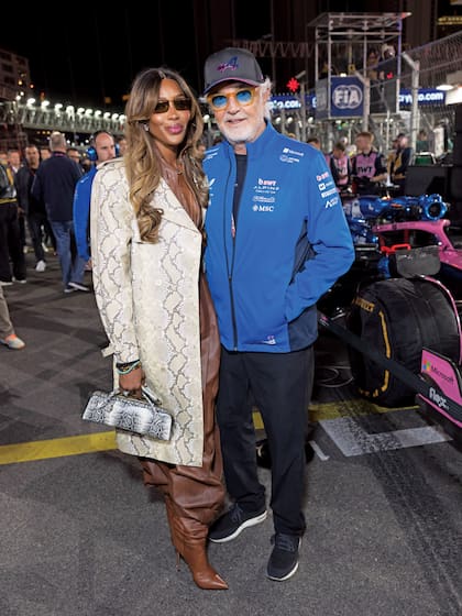 La modelo y el millonario italiano mantienen una excelente relación, tal como se pudo ver en noviembre del año pasado en el Grand Prix de F1 de Las Vegas