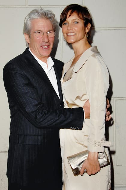 Gere
con su ex
mujer, la
actriz Carey
Lowell.
Estuvieron
juntos casi
dos décadas