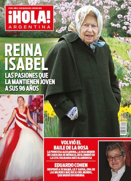 Revista Hola Argentina 609. La tapa de revista ¡Hola! de esta semana.