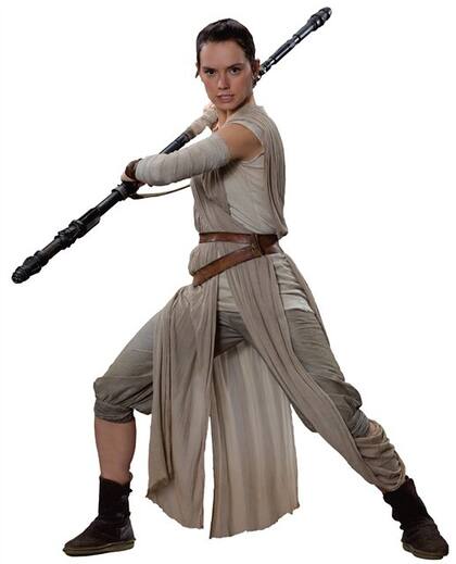 Rey, la guerrera de Star Wars