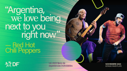 RHCP dieron dos shows épicos luego de cinco años de espera desde su última presentación en Buenos Aires, con su clásica formación luego del regreso del guitarrista John Frusciante.