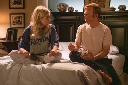 Rhe Seehorn y Bob Odenkirk en Better Call Saul