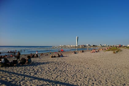 Ribersborg, la playa del centro de Malmö.