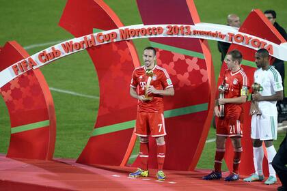 Ribery destacado como el mejor del Mundial de Clubes