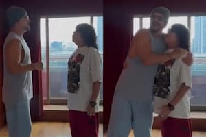 El encuentro entre Arjona y la Mona Jiménez: elogios, admiración mutua y un entrañable abrazo