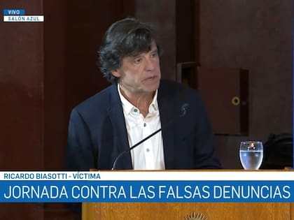 Ricardo Biasotti habló ante el Senado de la Nación