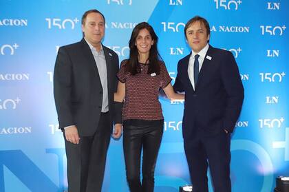 Ricardo Caló, vicepresidente para Sudamérica de Marriott, junto a Maria José Gutiérrez, directora de Relaciones Institucionales y José del Rio