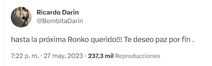 Ricardo Darín despidió a su perro Ronko