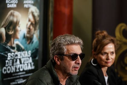 Ricardo Darín y Andrea Pietra hablan de Escenas de la vida conyugal, la obra dirigida por Norma Aleandro que sigue activa en los escenarios