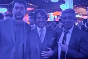 La foto del encuentro de Ricardo Darín y Santiago Mitre con Tom Cruise en la previa de los Oscar
