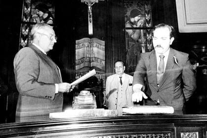 Ricardo Gil Lavedra jura como juez de la Cámara Federal, el 13 de febrero de 1984