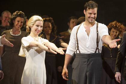 Evita, con Elena Roger y Ricky Martin, fue su primer trabajo como productor en Broadway