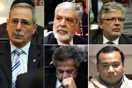 Ricardo Jaime, Julio De Vido, Juan Pablo Schiavi, Sergio Claudio Cirigliano y Matías Córdoba 