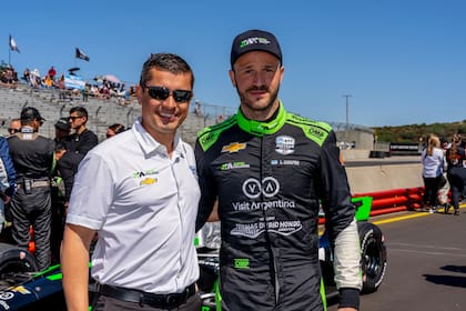 Ricardo Juncos y Agustín Canapino, el promotor de la aventura y el piloto que sorprendió con su adaptación y resultados en IndyCar, unidos para una segunda temporada