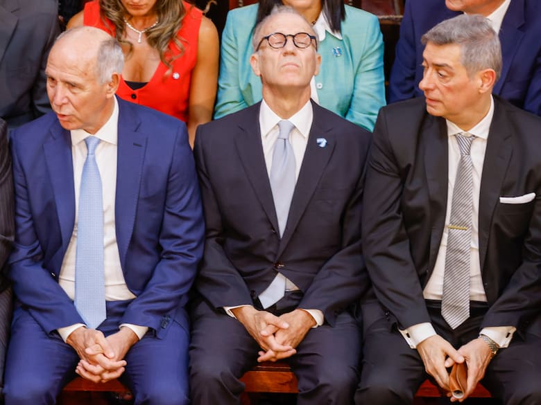 Ricardo Lorenzetti, Carlos Rosenkrantz y Horacio Rosatti, los tres integrantes de la Corte Suprema
Rodrigo Nespolo