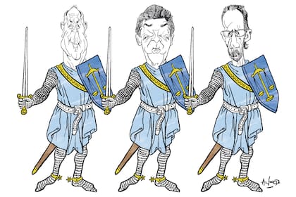 Ricardo Lorenzetti, Horacio Rosatti y Carlos Rosenkrantz