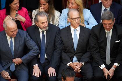 Ricardo Lorenzetti, Juan Carlos Maqueda, Carlos Rosenkrantz y Horacio Rosatti, miembros de la Corte Suprema de Justicia