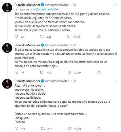 Ricardo Montaner intervino en la pelea entre Residente y J Balvin