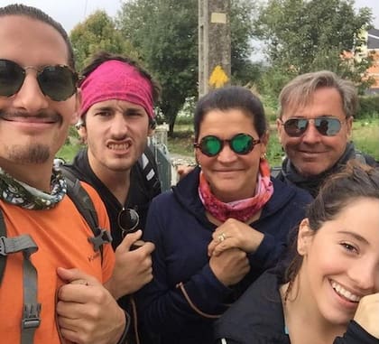 Ricardo Montaner, su esposa Marlene Rodríguez y los tres hijos que tienen en común, Mau, Ricky y Evaluna