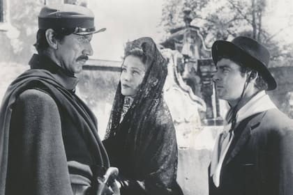 Richard Boone, Gene Tierney y Rory Calhoun, tres personajes en pugna en El camino del gaucho