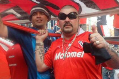 Richard, con la camiseta de Independiente