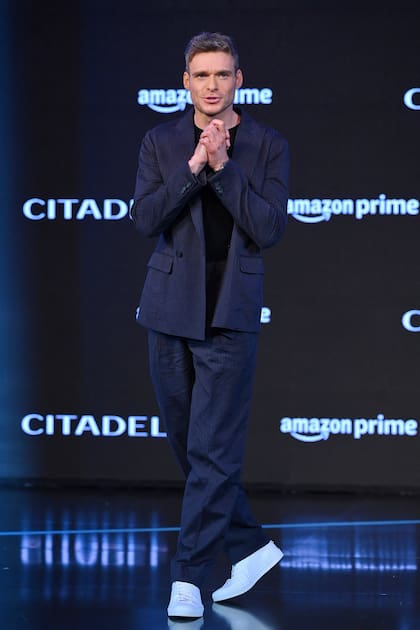 Richard Madden en la conferencia de prensa de presentación de la serie Citadel