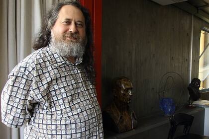 Richard Stallman en su paso por Buenos Aires, en el marco de la Conferencia Internacional de Software Libre