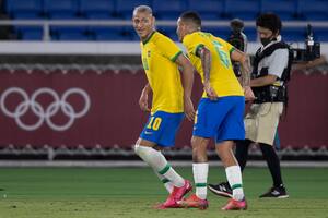 La chicana de Leandro Paredes tras el hat-trick olímpico de Richarlison