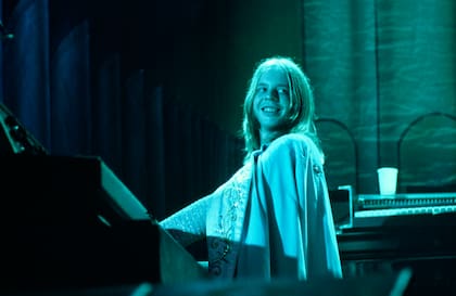 Rick Wakeman, cuando era un veinteañero que descollaba en el rock sinfónico como tecladista de Yes