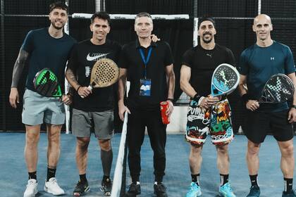 Ricky Álvarez, Pablo Mouche, José Chatruc y Mariano Pernía, algunos de los exfutbolistas que participaron del torneo