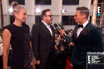 La vez que Ricky Gervais le recordó a Hollywood su relación con Epstein: "Pervertidos"