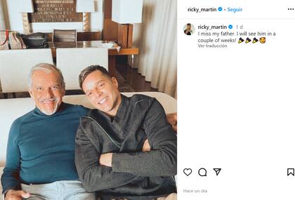 Ricky Martin compartió una noticia que lo inundó de ilusión