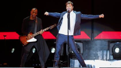 Ricky Martin en el estadio Velez